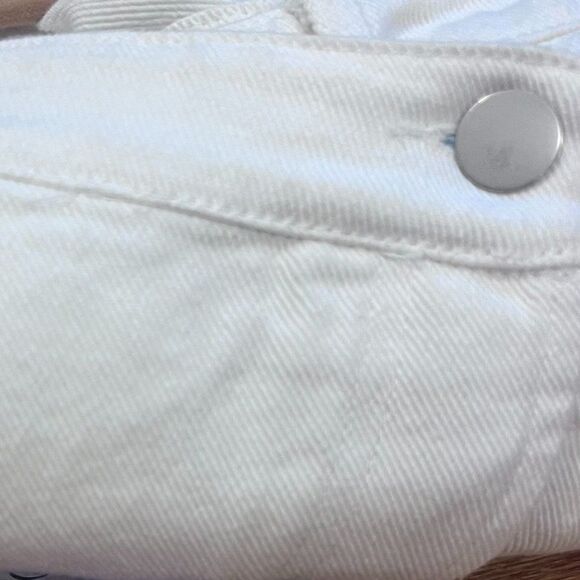 Gilli Can’t Be Bothered Denim Mini Skirt 100% cotton White crossover button - Picture 15 of 15